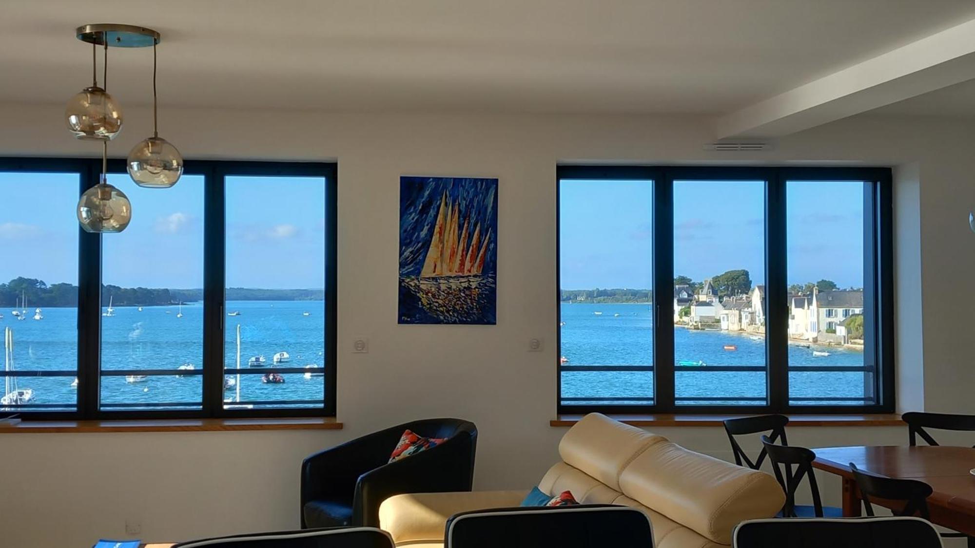 Appartement Vue Sur La Mer A L'Ile Tudy ! Luaran gambar